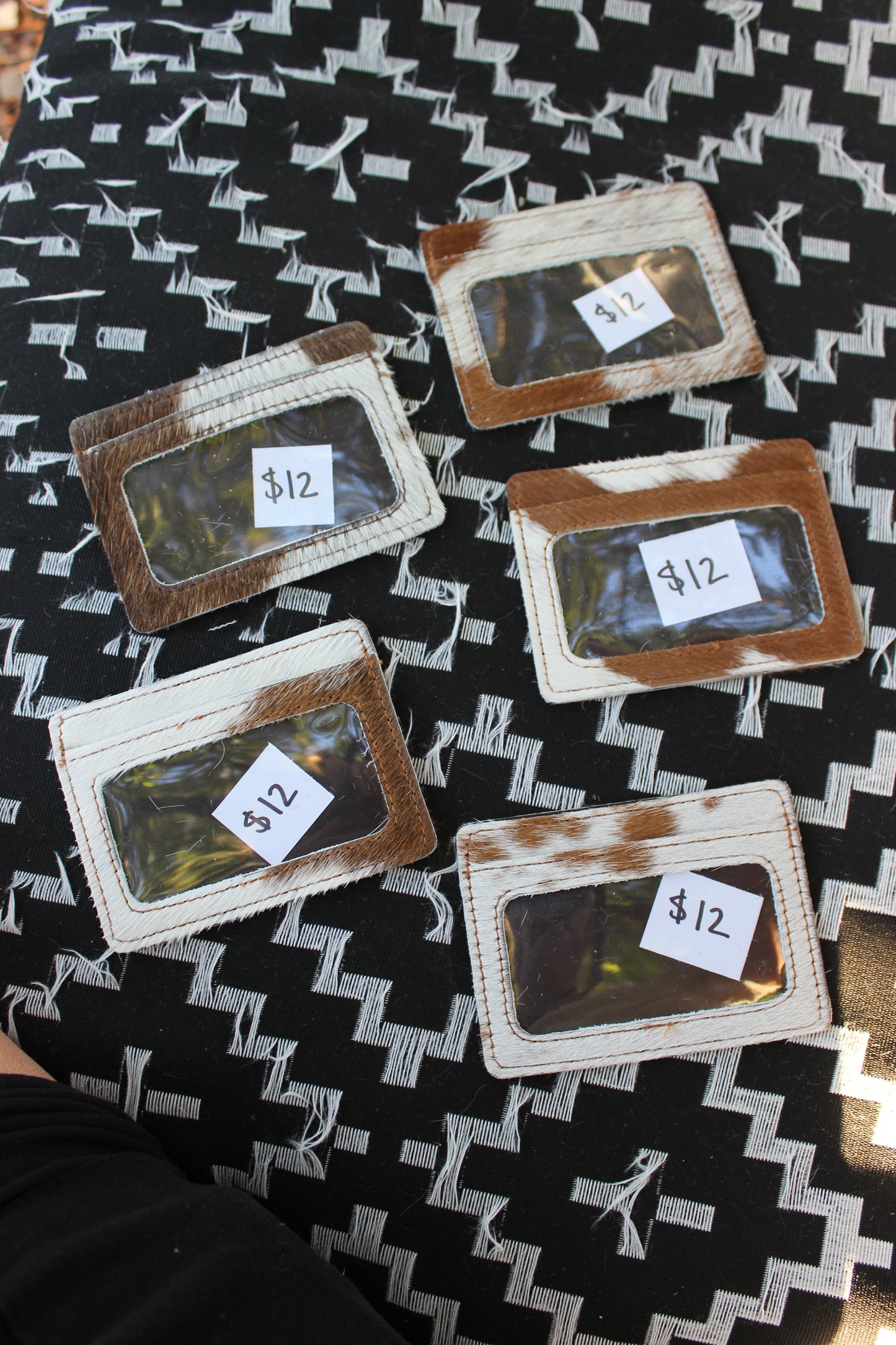 Cowhide Card Holders