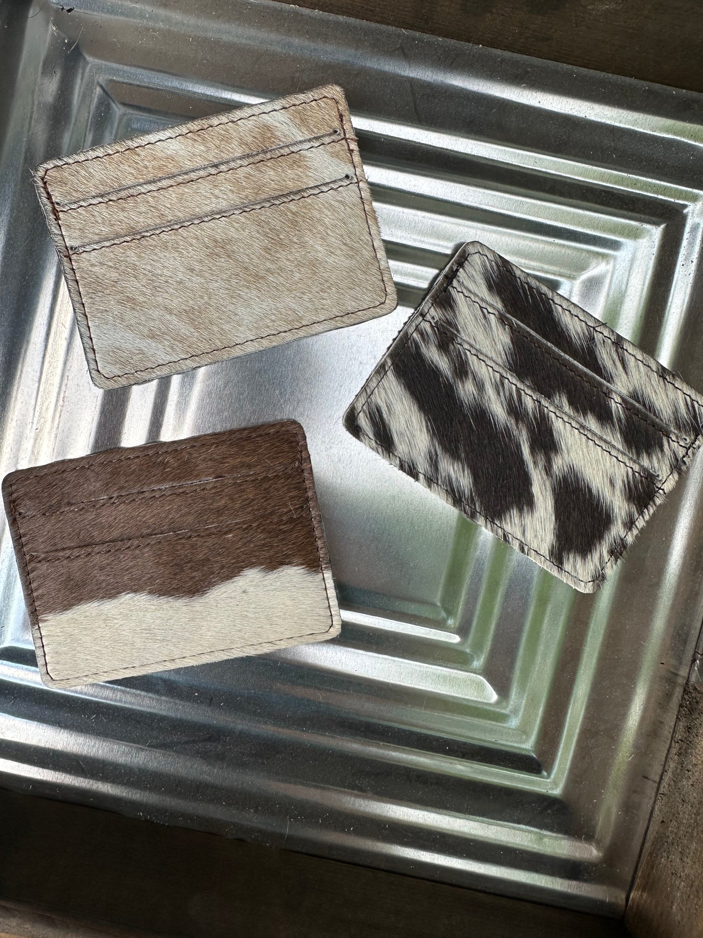 Cowhide Card Holders