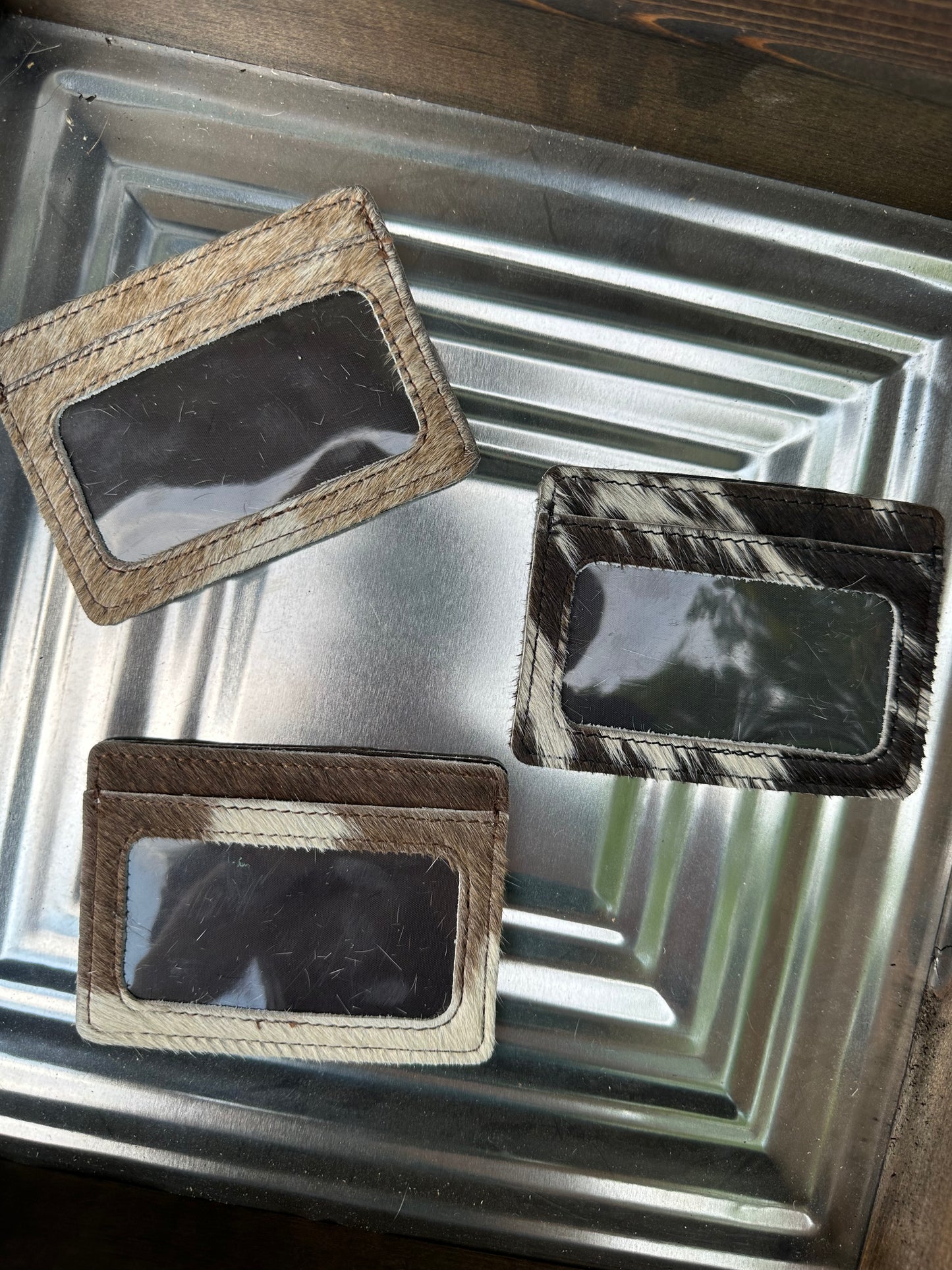 Cowhide Card Holders