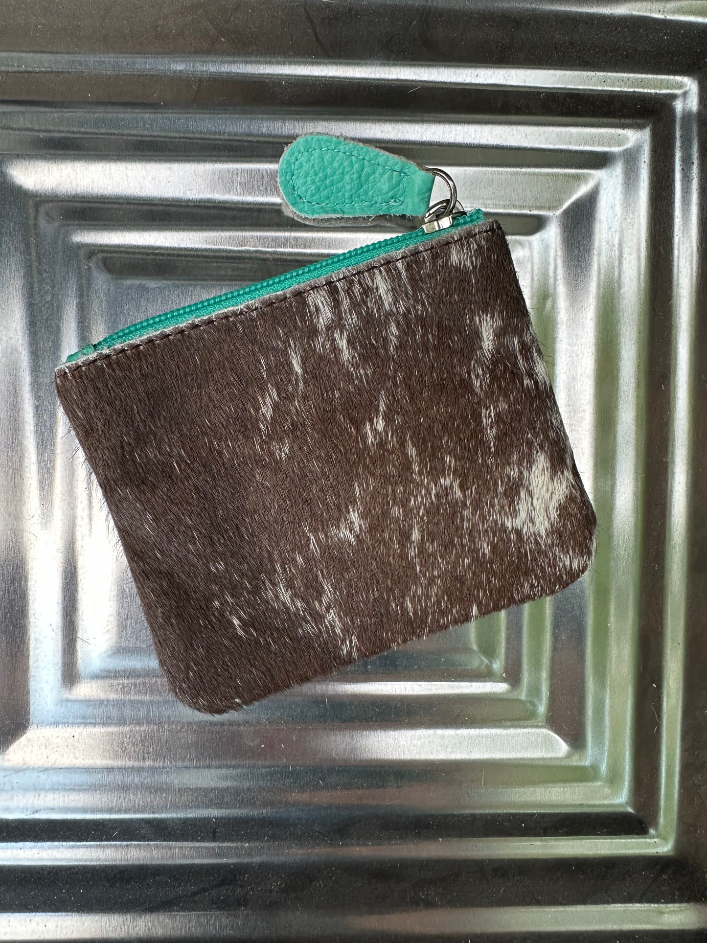 Cowhide Coin Pouches