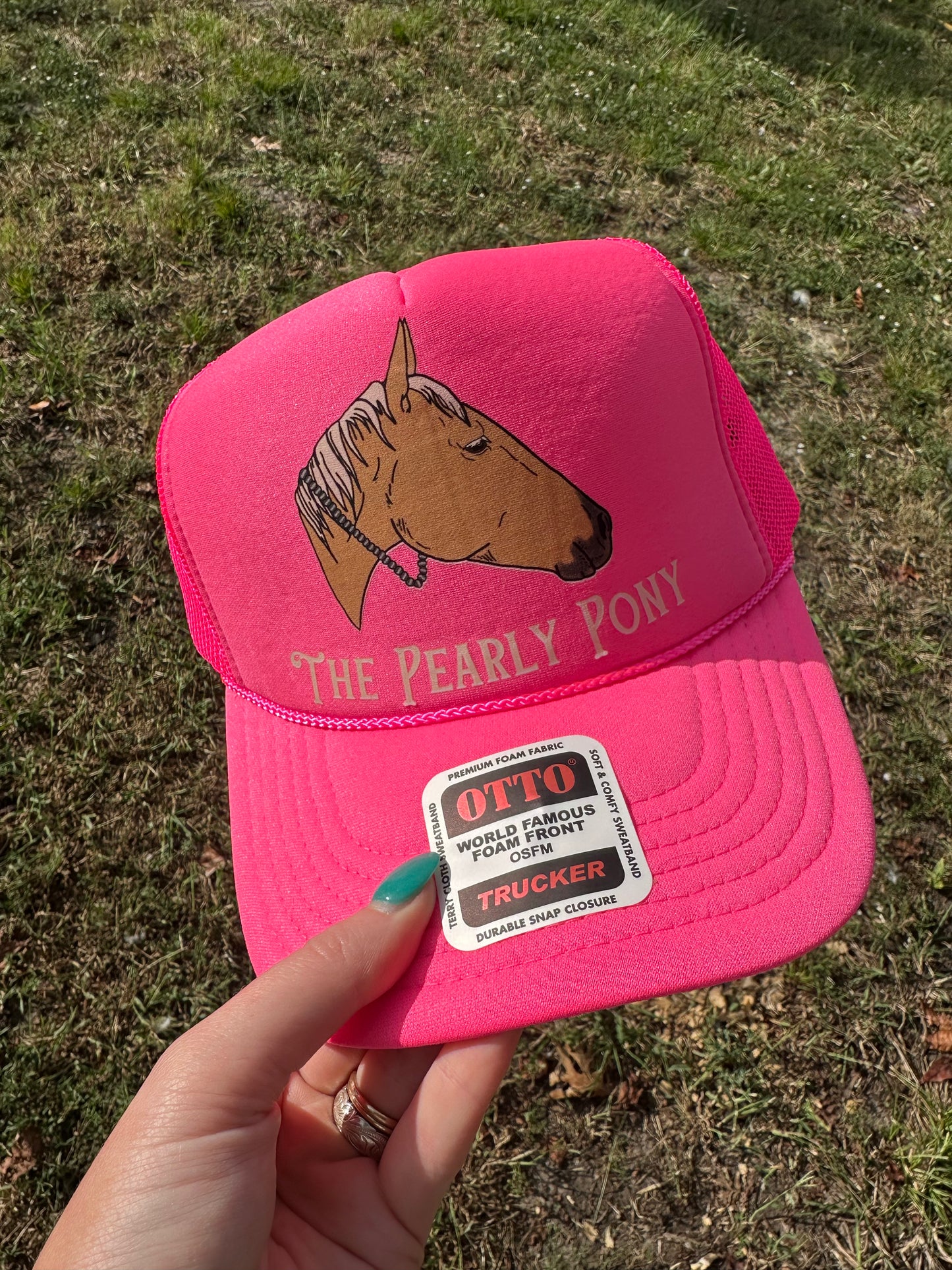READY TO SHIP Pearly Pony Hats