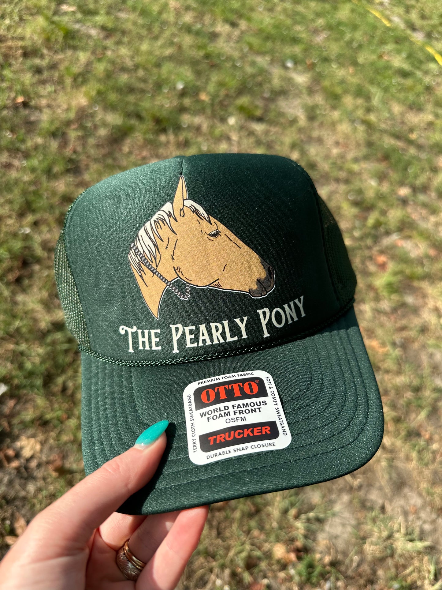 READY TO SHIP Pearly Pony Hats