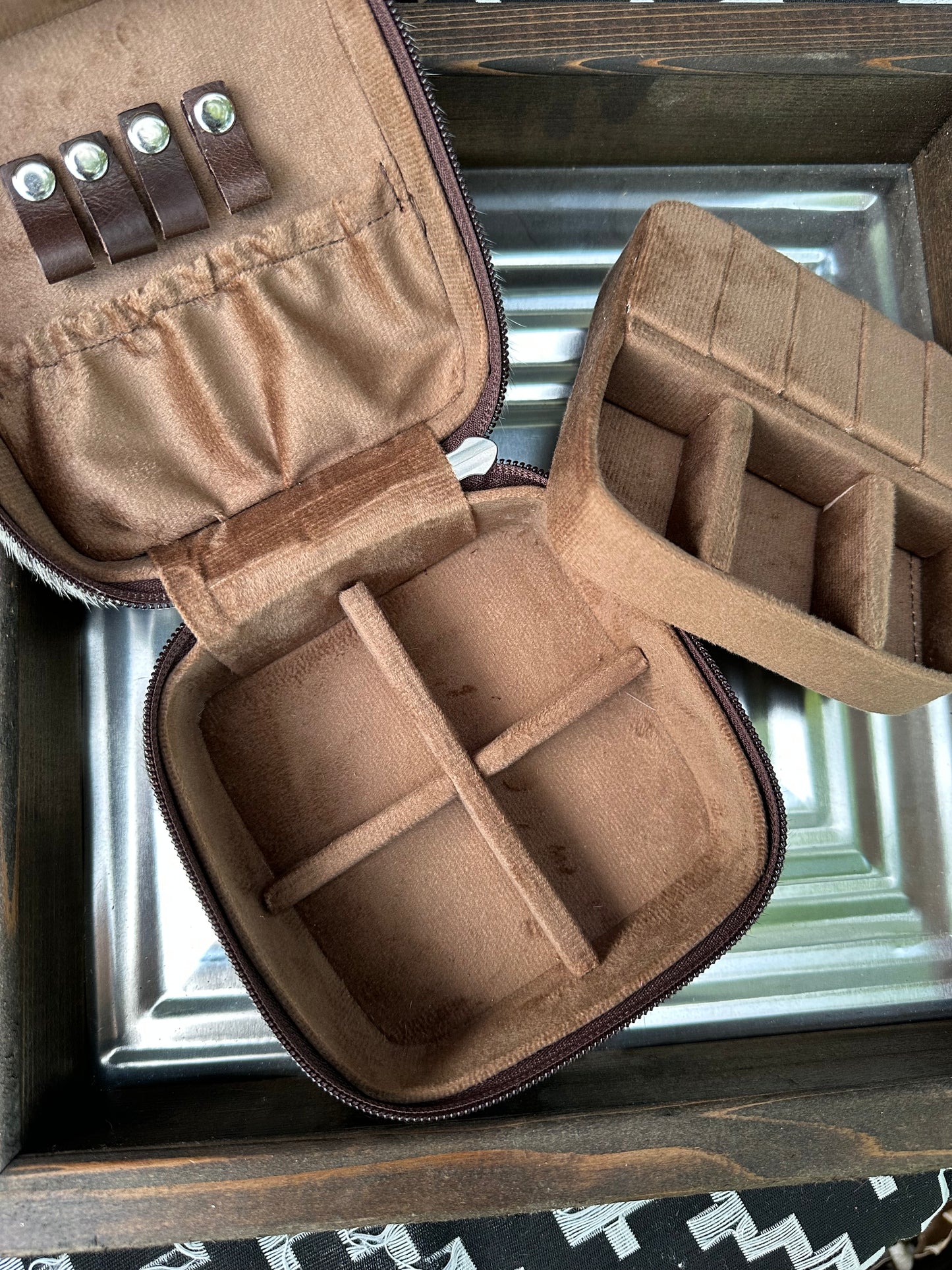 Cowhide Jewelry Box