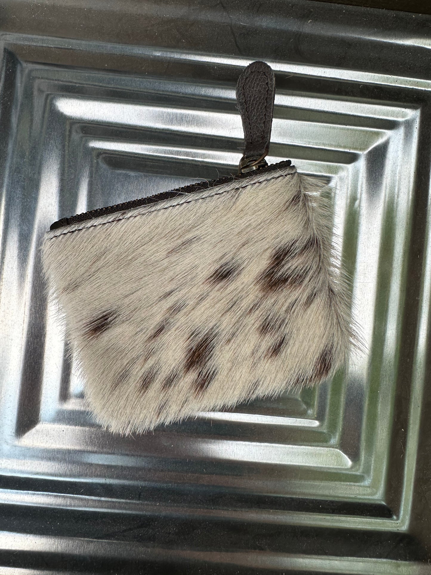 Cowhide Coin Pouches