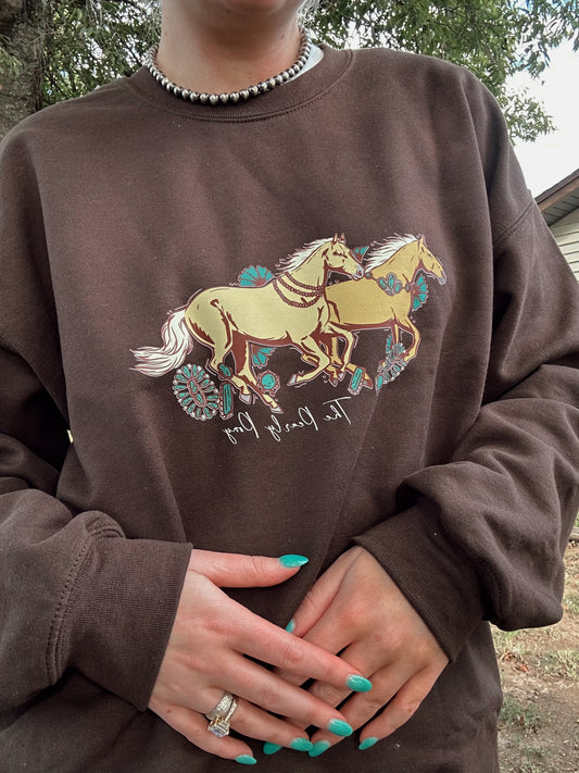 READY TO SHIP Palomino Gold Sweatshirt